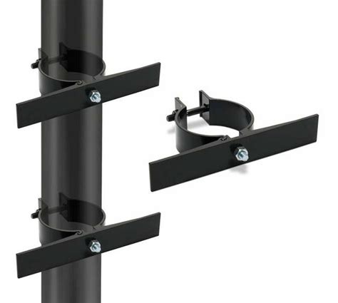 metal brackets mending pole|brackets for round steel poles.